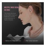 Wholesale Premium Sports Over the Neck Wireless Bluetooth Stereo Headset V8 (Rose Gold)